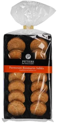 Produktbild von Peters Parmesan-Rosmarin-Sablés 90g