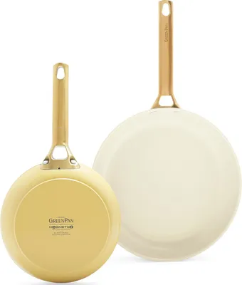 Produktbild von GreenPan Padova Reserve, Frittierset, Gelb, Aluminium, Keramik, Gold, Edelstahl