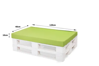 Obrázok produktu pre Vankúšik na paletu 120x40cm| podsedák| europalety| detský vankúšik na podlahu| paletový vankúš vonkajši vápno| Detské podlahové vankúše