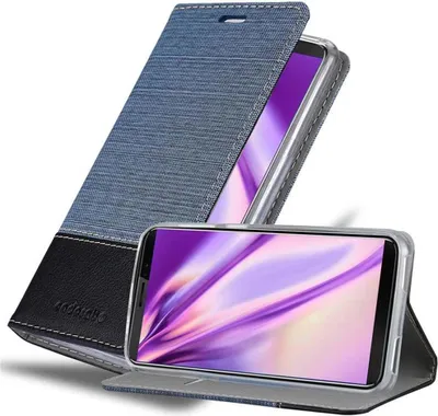 Image de Cadorabo Housse pour Cubot J3 PRO Housse en bleu Housse pour portable Etui Book Case Cover
