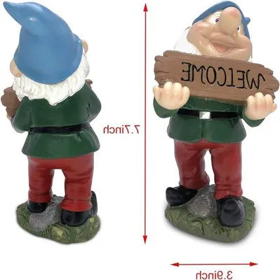 Obrázok produktu pre Umelá záhradná socha, odolná voči poveternostným vplyvom, vode a slnečnému žiareniu, 19 cm – jedinečný kus