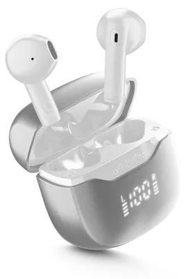Image de Cellularline 8018080491856 Casque Sans fil Ecouteurs Appels/Musique Bluetooth Blanc