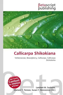 Produktbild von Callicarpa Shikokiana