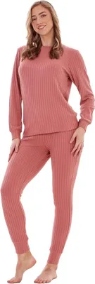 Immagine prodotto di Keanu - pigiama con pantaloni lunghi da donna TC923 (38 IT - 40 IT) (rosa scuro)