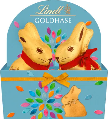 Lindt Oster Goldhase Cut Out Range Nest Vollmilchschokolade 198g