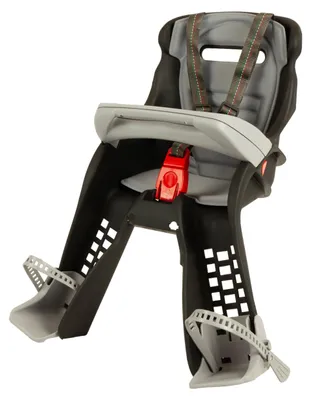 Produktbild von OKBABY Orion - Lenker-Kinderfahrradsitz - für Babys ab 7/8 Monaten (max. 15 kg) - Schwarz/Grau – Schwarz / Grau