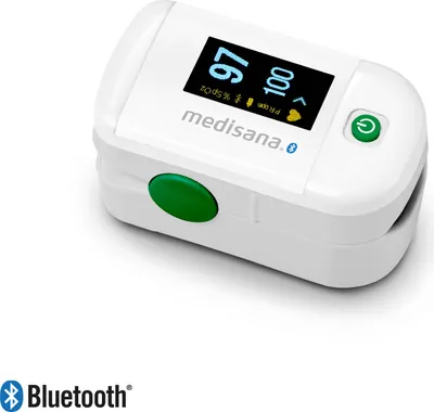 Zdjęcie produktu dla Medisana PM 100, OLED, Szary, Biały, Alkaliczny, AAA, 5 - 40 °C, -25 - 70 °C