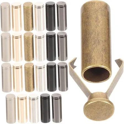 Produktbild von Metallische Kleidungstopper - 4,57 cm - Silber