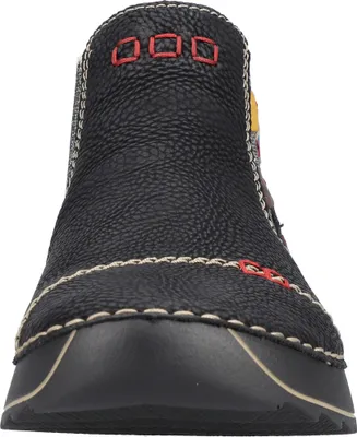 Produktbild von Rieker Damen Stiefelette Chelsea Boot 51592, Größe:38 EU, Farbe:Schwarz