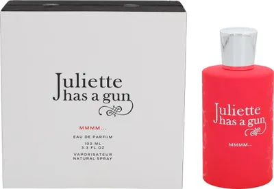 Produktbild von Juliette has a Gun Mmmm..., Frauen, 100 ml, Nicht nachfüllbare Flasche, Geranium, Neroli, Himbeere, Jasmin, Orangenblüte, Tuberose, Patschuli, Sandelholz