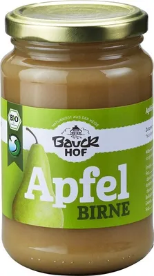 Produktbild von Bauckhof - Apfel-Birnenmark ungesüßt  - 360g