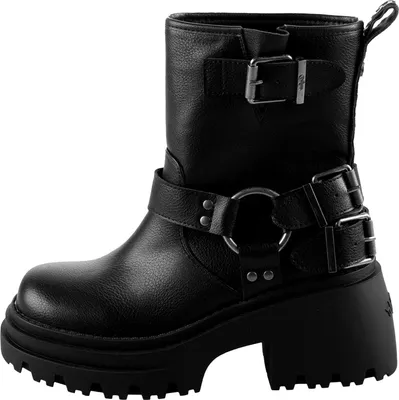 Immagine prodotto di Buffalo Donna Stivaletto Elegante Bravr Biker Lo 1220067 Nero