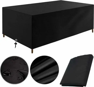Produktbild von Gartenmöbelabdeckung, 200 x 100 x 75 cm, wasserdicht, winddicht, UV-beständig, kältebeständig, aus Oxford-Stoff.