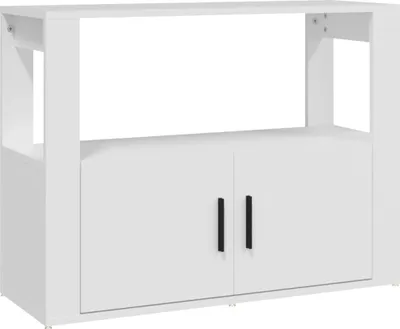 Produktbild von Sideboard Weiß 80x30x60 cm Holzwerkstoff