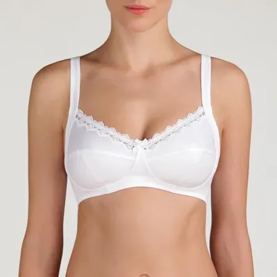 Produktbild von DIM Der kabellose Damen-BH 04H21 aus Mikrofaser und Baumwolle bietet Komfort und eine natürliche Passform für den ganzen Tag