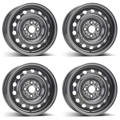 Imagen del producto de 4 llantas de acero para Mazda 323, 5.5Jx14 pulgadas, ET45, 4x100. Juego de 4 unidades