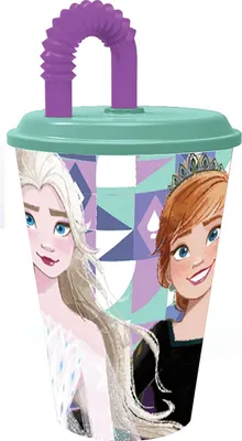 Immagine prodotto di Tazza con cannuccia Frozen CZ11363 430 ml