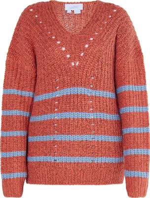 Image de Pull pour femme Colina - rouge, taille XL
