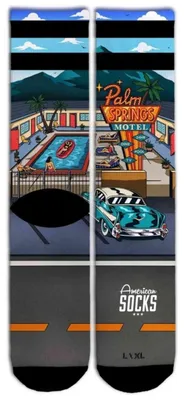 Image de American Socks Palm Springs Motel Couleur Multicolore