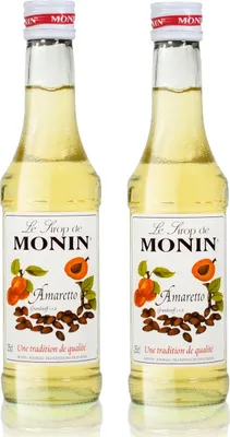 Image de 2x sirop d'amaretto Monin, 250 ml Flasche