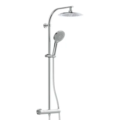 Produktbild von SCHÜTTE Duschsystem MADURA FRESH, Regendusche mit Thermostat Duscharmatur, Handbrause mit 3 Funktionen, Duschbrause, Dusche