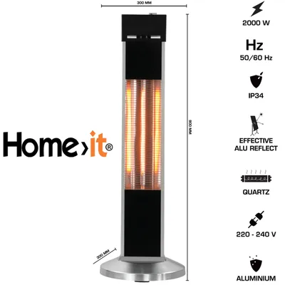 A product image with specifications and branding.