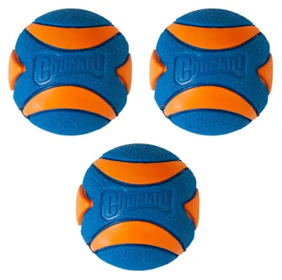 Produktbild von Chuckit! Ultra Quietschball Hundespielzeug, langlebig, hohe Sprungkraft, schwimm