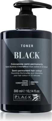 Produktbild von BLACK Haartoner SCHWARZ - 300ml