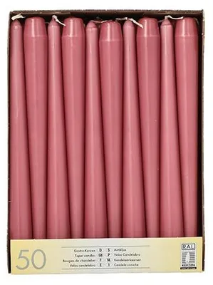 Produktbild von Papstar Leuchterkerzen Ø 2,2 cm · 25 cm altrosa, 2 x 50 Stück