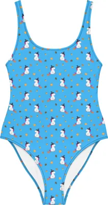 Produktbild von Mr. & Mrs. Panda Damen-Badeanzug Einhorn Hexe Größe XL - Blau - Geschenk, Unicorn, Badebekleidung, Badeanzug, Bademode, Schwimmanzug, Teufel, Engel, Shape-Badeanzug, Frau