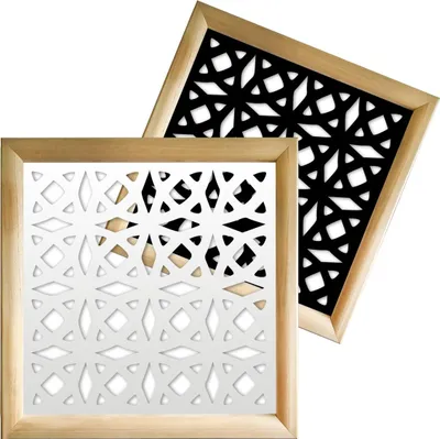 Immagine prodotto di PLENITUDE - Moduli Decorativi in Legno e PVC 98x98 cm bianco