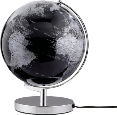 Immagine prodotto di TROIKA G2511C-BKSI/CH TROIKA Globus TERRA LIGHT schwarz, silberfarben