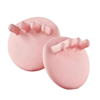 Produktbild von Zehenspreizer Hallux Valgus, Fußgewölbetrainer, Silikon-Toe Separator, wiederverwendbar, 4 Stück, Entspannung für Zehen, Damen