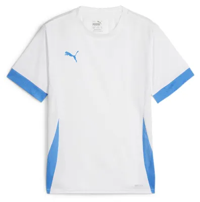 Produktbild von Puma Unisex Teamgoal Matchday Jr Fußballtrikot, Puma White-Electric Blue Lemonad