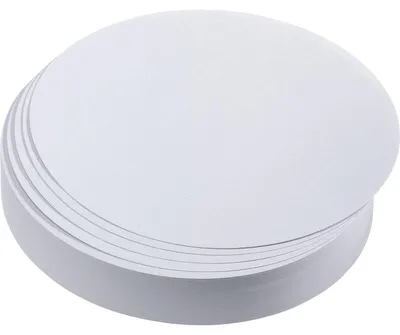 Obrázok produktu pre FRANKEN Moderationskarten Kreise, Durchm.: 140 mm, weiß