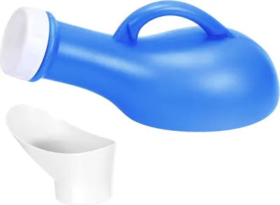 Produktbild von Urineflaschen 1000 ml für Männer und Frauen - tragbare Urinale für Auto, Reisen und Camping