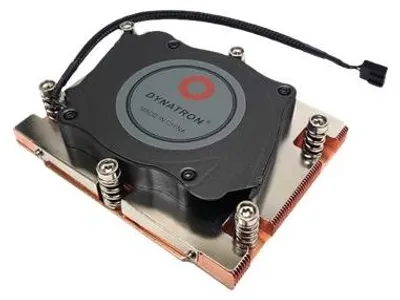 Produktbild von Dynatron J-5, Luftkühlung, 8 cm, 2000 RPM, 8600 RPM, Schwarz, Kupfer