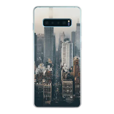 Produktbild von MuchoWow® Handyhülle Schutzhülle Hülle für Samsung Galaxy S10 Lite Skyline von New York Silikon Softcase Handy Hülle - Schutz