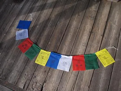Immagine prodotto di Bandiere di preghiera tibetane tradizionali