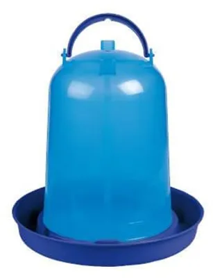 Produktbild von horizont CHICK'A Hühnertränke 8 Liter, Vogeltränke für den Hühnerstall, Wasserspender aus Kunststoff, Garten Zubehör für Huhn, Wachtel, Küken, Vogel, Futterspender