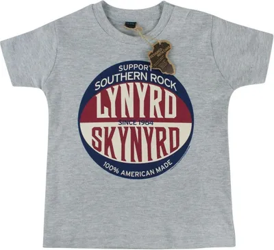Image de Lynyrd Skynyrd - T-Shirt Logo pour jeune enfant manches courtes NS7966 (68) (Gris)