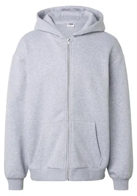 Produktbild von Urban Classics Fluffy Zip Cardigan heathergrey, XL