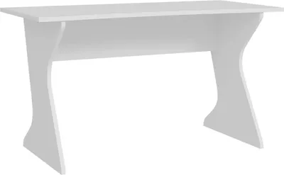 Obrázek produktu pro Nábytek24 Psací stůl Upatau Utpb202 Bílý matný stůl 140X76X65 cm