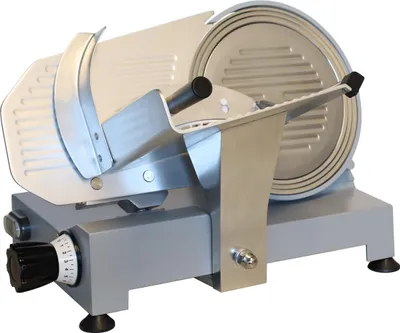 Produktbild von Celme - ALFA 250 Aufschnittmaschine - Antihaftbeschichteter Stahl - 250 mm Klinge - 41×51×34,5 cm - Professionelle Effizienz und Haltbarkeit