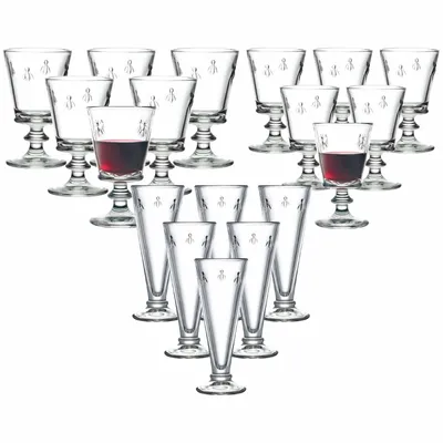 Produktbild von La Rochère Biene Abeille Wein- und Sektgläser Set 18-teilig