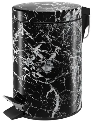 Imagen del producto de Dispensador de jabón líquido Sanilo, 3 litros, con sistema de dosificación automática, color negro mármol
