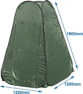 Produktbild von AS Duschzelt 190cm Schuppenzelt PopUp Zelt Toilettenzelt Grün Umkleidezelt Wurfzelt AS