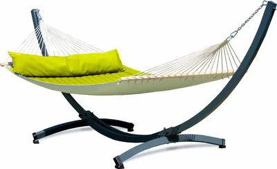 Immagine prodotto di Amaca Potenza con telaio Per due persone amaca con barra 210x140cm I Telaio 350 kg