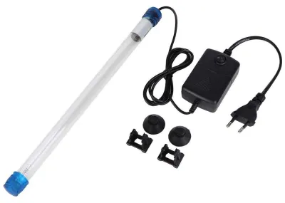 Obrázek produktu pro UV světlo na odstranění řas - Přenosná UVC dezinfekční lampa - 11W - Akvárium - Ideální pro čistou vodu - EU zástrčka