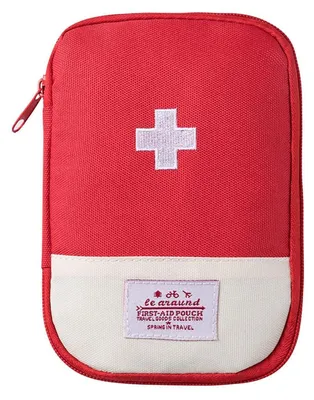 Produktbild von Erste-Hilfe-Tasche Leer Rot Tragbar Wasserdicht Oxford-Gewebe